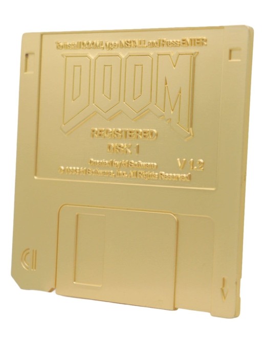 Fanattik Doom Floppy Disk Limited Edition Gold Edition