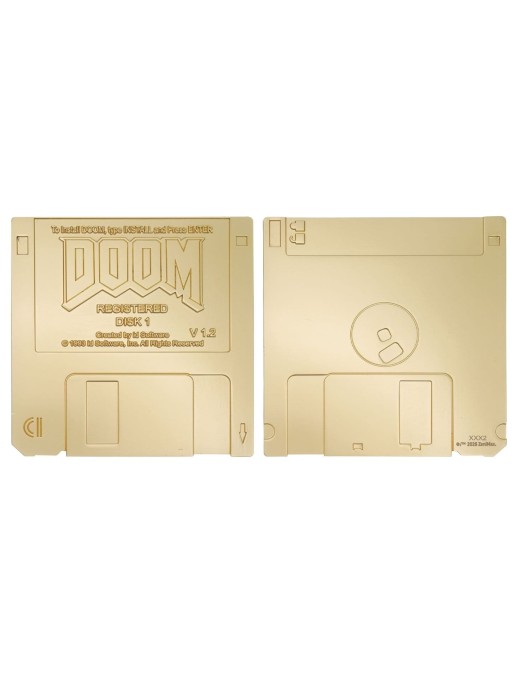 Fanattik Doom Floppy Disk Limited Edition Gold Edition