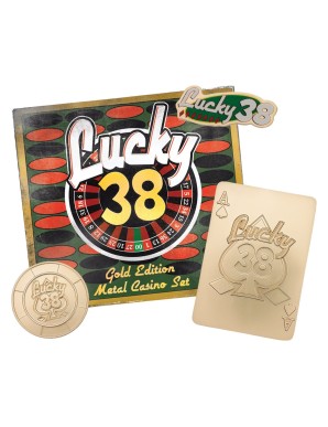 Fanattik Fallout New Vegas Lucky 38 Imitation Gold Limited Edition Casino Set