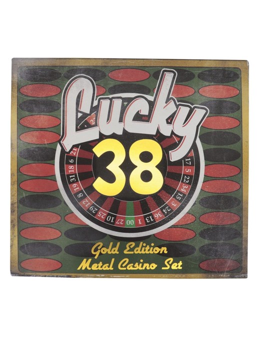 Fanattik Fallout New Vegas Lucky 38 Imitation Gold Limited Edition Casino Set