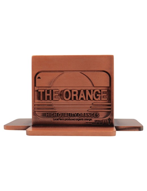 Fanattik Metal Gear Solid 2 Sons of Liberty The Orange Metal Box Limited Edition Replica Antique Gold Edition