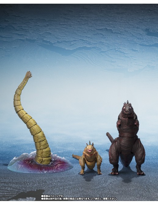 Bandai S.H. MonsterArts Shin Godzilla Godzilla 2nd Form & 3rd Form & Giant Unidentified Creature