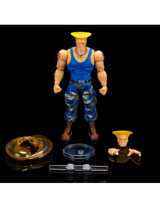 Jada Ultra Street Fighter II The Final Challengers Guile Player 2 Deluxe Version