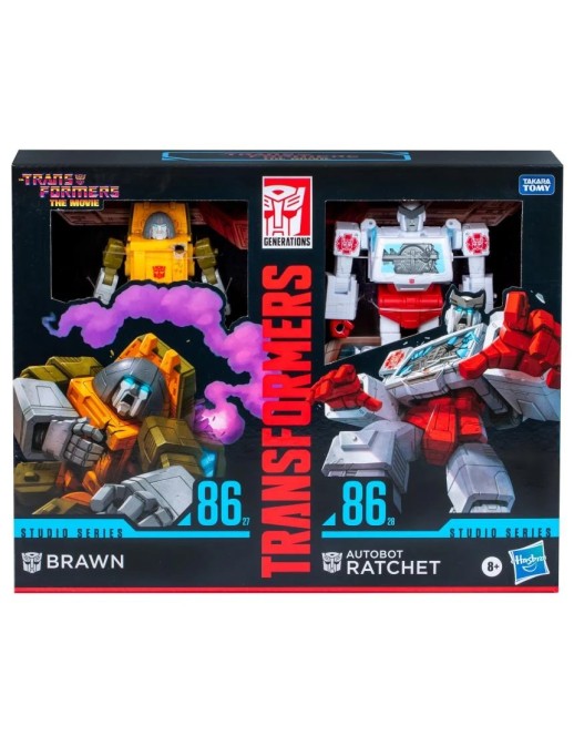 Hasbro Transformers The Movie Studio Series 86 Brawn & Autobot Ratchet