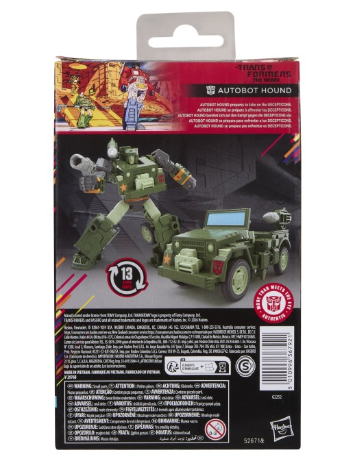 Hasbro Transformers The Movie Studio Series Autobot Hound MTMTE Collection