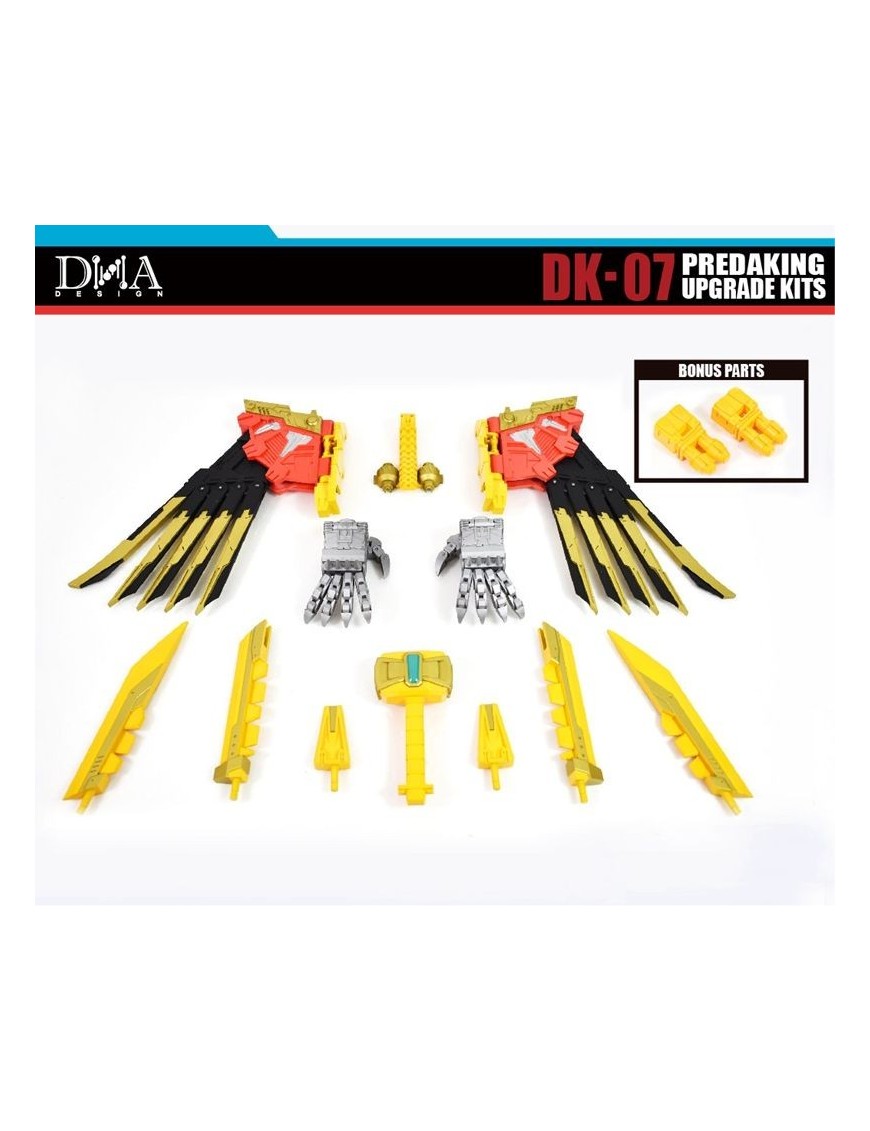 DNA Design DK-07 Upgrade Kit for Transformers Power Of The Primes PP-31 Predaking