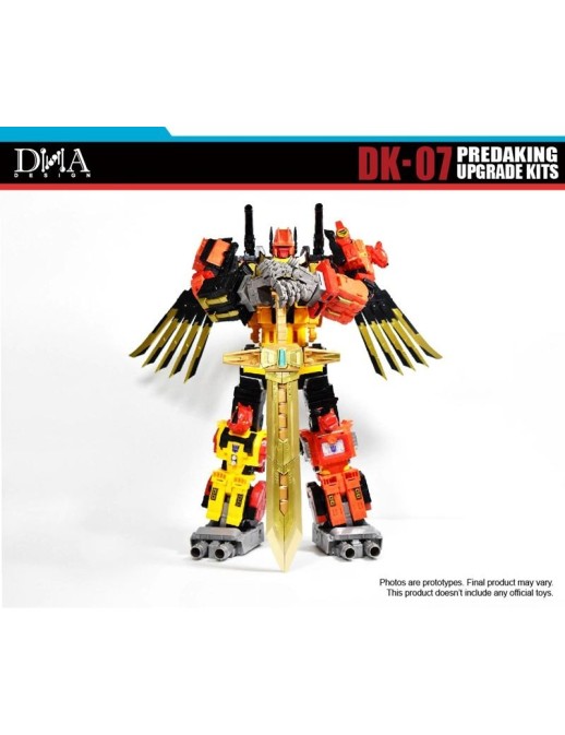 DNA Design DK-07 Upgrade Kit for Transformers Power Of The Primes PP-31 Predaking