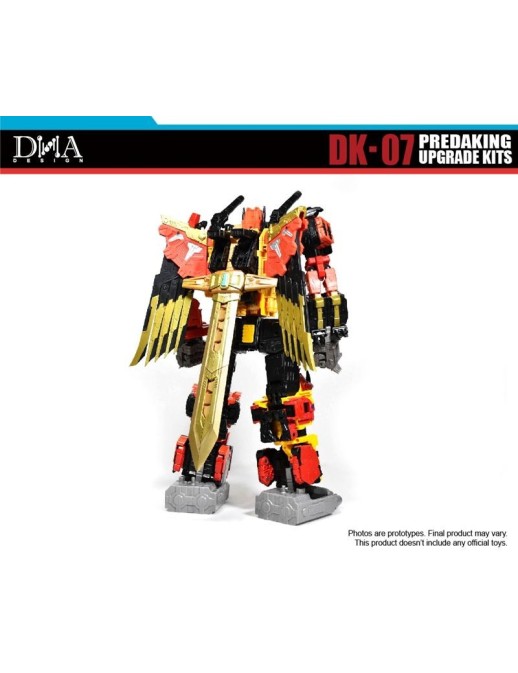 DNA Design DK-07 Upgrade Kit for Transformers Power Of The Primes PP-31 Predaking