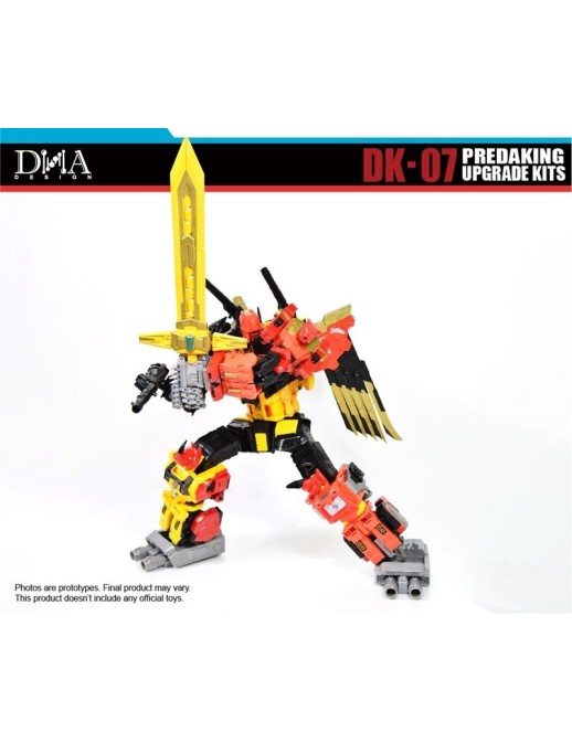 DNA Design DK-07 Upgrade Kit for Transformers Power Of The Primes PP-31 Predaking