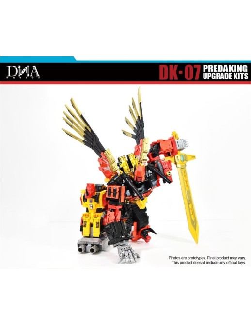 DNA Design DK-07 Upgrade Kit for Transformers Power Of The Primes PP-31 Predaking