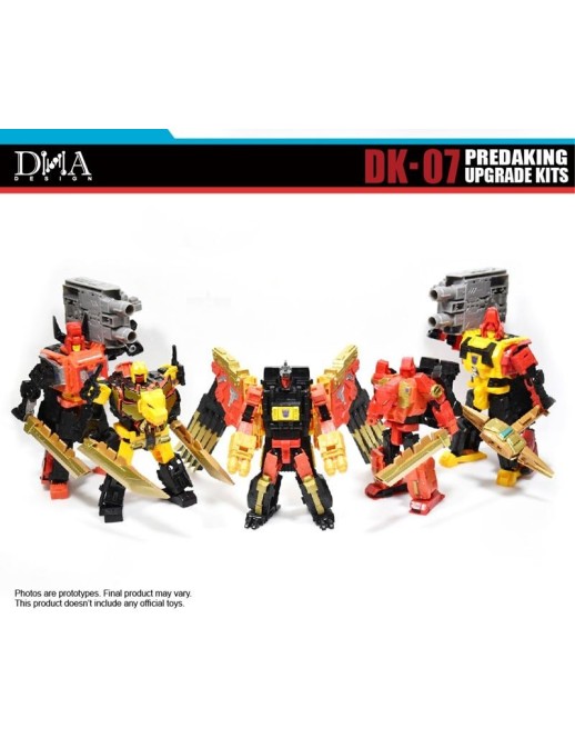 DNA Design DK-07 Upgrade Kit for Transformers Power Of The Primes PP-31 Predaking