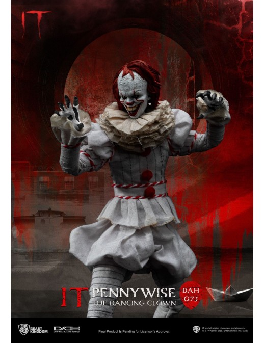Beast Kingdom Dynamic 8ction Heroes DAH-075 IT Pennywise