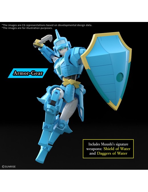 Bandai 30 Minutes Fantasy Yoroi Shin Den Samurai Troopers Musashi