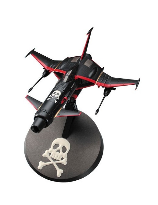 Hasegawa Hobby Kits Creator Works Captain Harlock Space Wolf SW-190 Harlock Custom with Acrylic Stand Figure