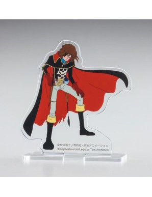 Hasegawa Hobby Kits Creator Works Captain Harlock Space Wolf SW-190 Harlock Custom with Acrylic Stand Figure