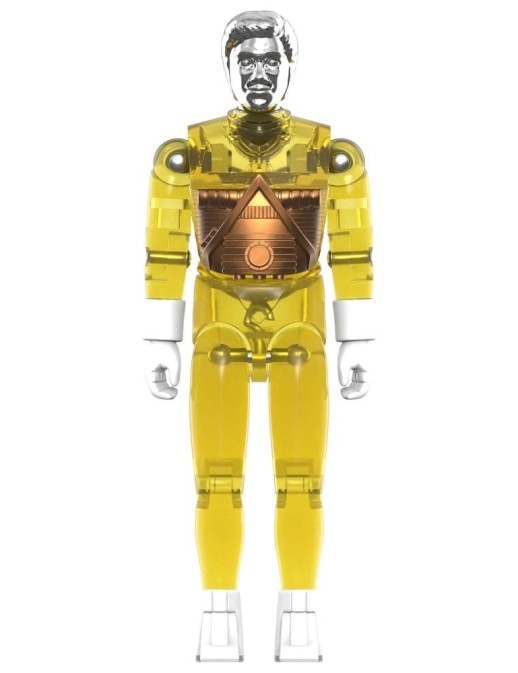 Super7 ReAction+ Micronauts Time Traveler Translucent Yellow