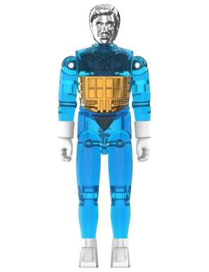 Super7 ReAction+ Micronauts Time Traveler Translucent Blue