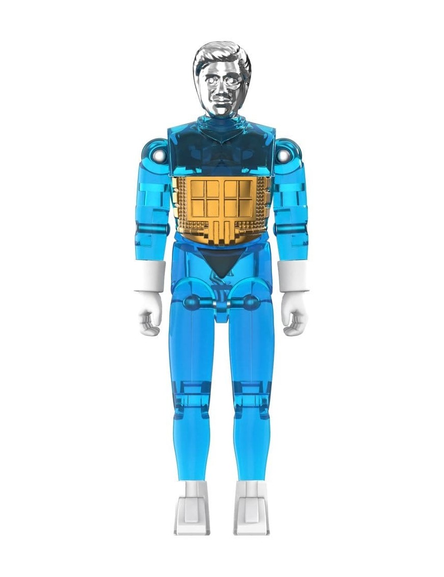 Super7 ReAction+ Micronauts Time Traveler Translucent Blue
