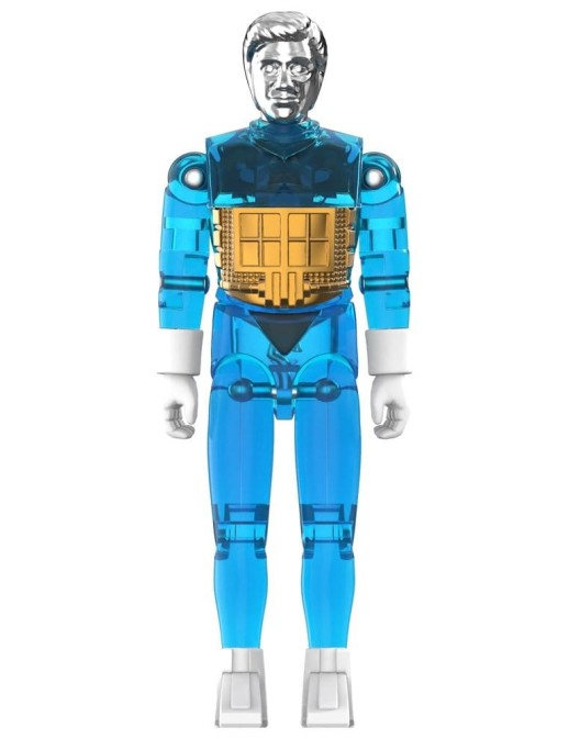 Super7 ReAction+ Micronauts Time Traveler Translucent Blue