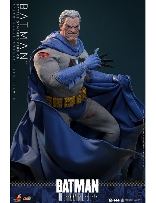 Hot Toys DC Comics Masterpiece Batman The Dark Knight Returns Battle Damaged Version 1/6 Scale Collectible Figure