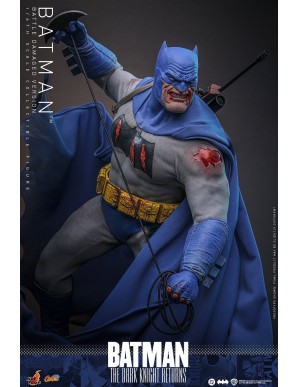 Hot Toys DC Comics Masterpiece Batman The Dark Knight Returns Battle Damaged Version 1/6 Scale Collectible Figure