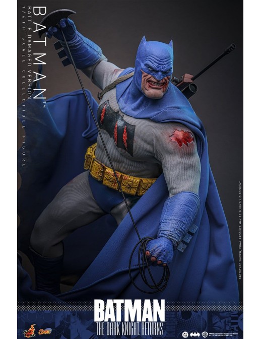 Hot Toys DC Comics Masterpiece Batman The Dark Knight Returns Battle Damaged Version 1/6 Scale Collectible Figure