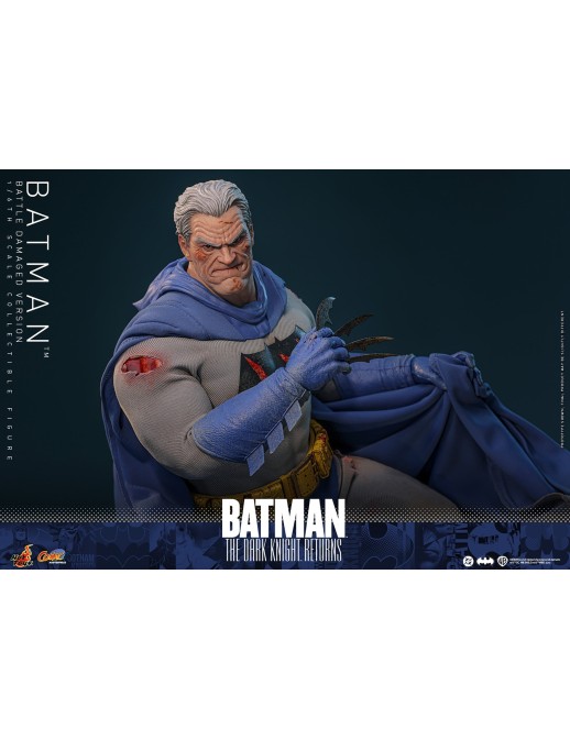 Hot Toys DC Comics Masterpiece Batman The Dark Knight Returns Battle Damaged Version 1/6 Scale Collectible Figure