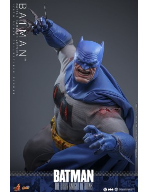 Hot Toys DC Comics Masterpiece Batman The Dark Knight Returns Battle Damaged Version 1/6 Scale Collectible Figure
