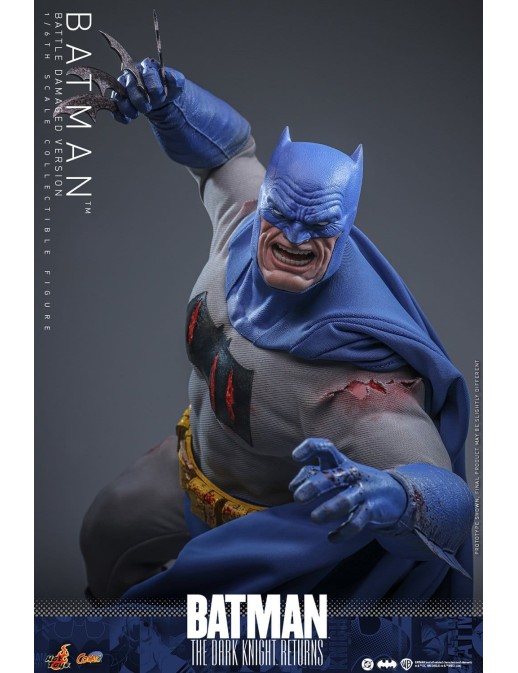 Hot Toys DC Comics Masterpiece Batman The Dark Knight Returns Battle Damaged Version 1/6 Scale Collectible Figure