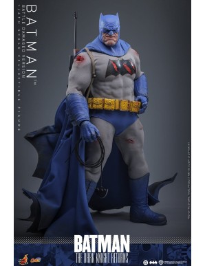 Hot Toys DC Comics Masterpiece Batman The Dark Knight Returns Battle Damaged Version 1/6 Scale Collectible Figure