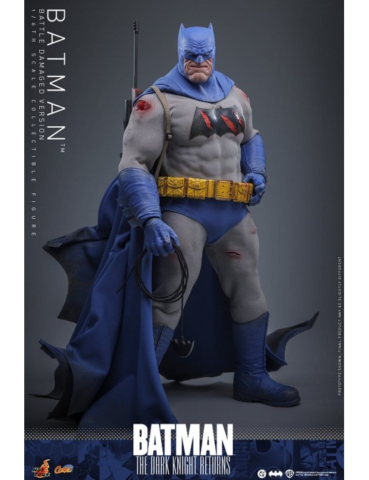 Hot Toys DC Comics Masterpiece Batman The Dark Knight Returns Battle Damaged Version 1/6 Scale Collectible Figure