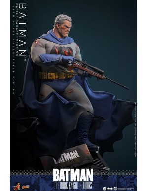 Hot Toys DC Comics Masterpiece Batman The Dark Knight Returns Battle Damaged Version 1/6 Scale Collectible Figure