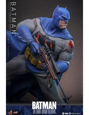 Hot Toys DC Comics Masterpiece Batman The Dark Knight Returns Battle Damaged Version 1/6 Scale Collectible Figure