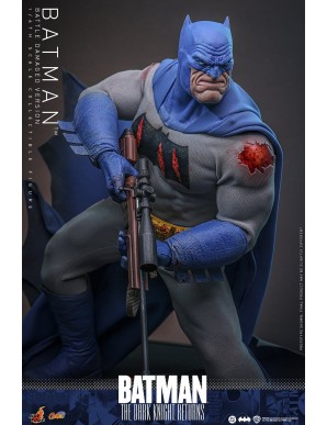 Hot Toys DC Comics Masterpiece Batman The Dark Knight Returns Battle Damaged Version 1/6 Scale Collectible Figure