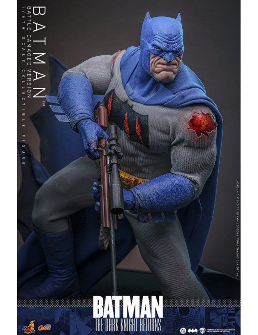 Hot Toys DC Comics Masterpiece Batman The Dark Knight Returns Battle Damaged Version 1/6 Scale Collectible Figure