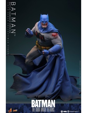 Hot Toys DC Comics Masterpiece Batman The Dark Knight Returns Battle Damaged Version 1/6 Scale Collectible Figure