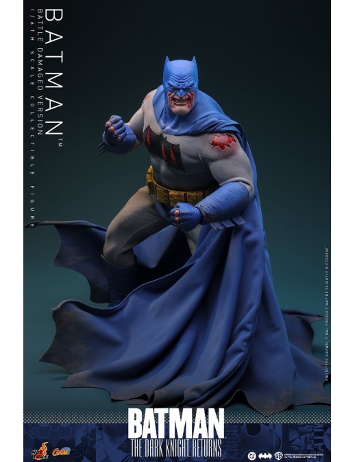 Hot Toys DC Comics Masterpiece Batman The Dark Knight Returns Battle Damaged Version 1/6 Scale Collectible Figure