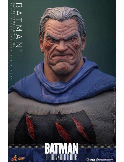 Hot Toys DC Comics Masterpiece Batman The Dark Knight Returns Battle Damaged Version 1/6 Scale Collectible Figure