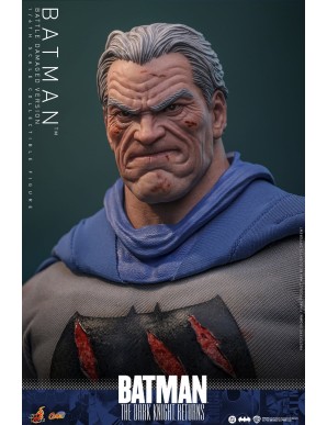 Hot Toys DC Comics Masterpiece Batman The Dark Knight Returns Battle Damaged Version 1/6 Scale Collectible Figure