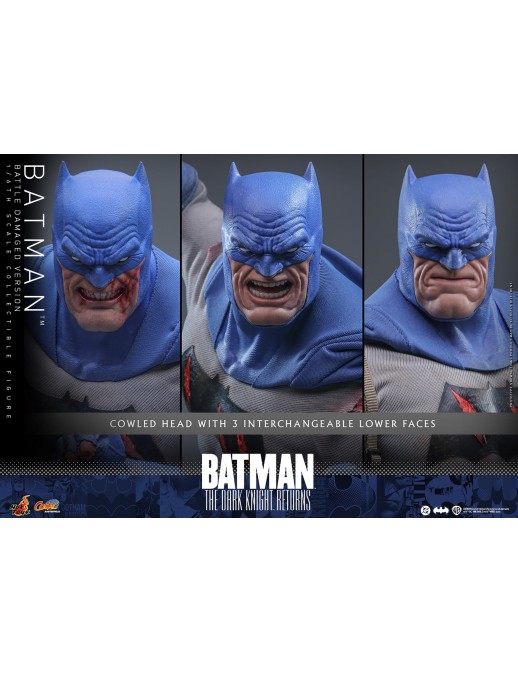 Hot Toys DC Comics Masterpiece Batman The Dark Knight Returns Battle Damaged Version 1/6 Scale Collectible Figure
