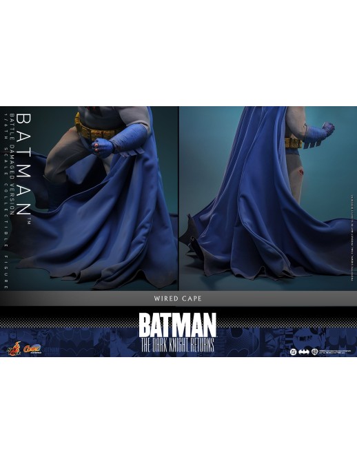 Hot Toys DC Comics Masterpiece Batman The Dark Knight Returns Battle Damaged Version 1/6 Scale Collectible Figure