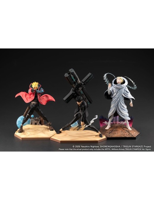 Kotobukiya ARTFX J Trigun Stargaze Millions Knives Trigun Stampede Version