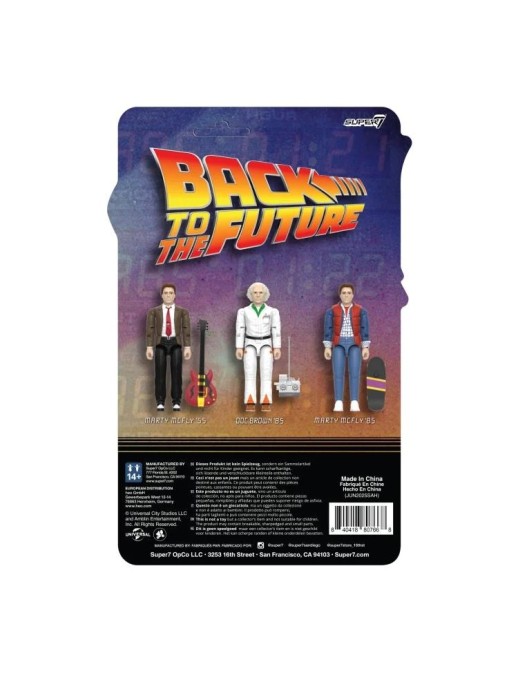 Super7 ReAction+ Back to the Future Doc Brown '85