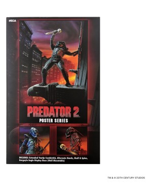 Neca Pedator 2 City Hunter Predator Poster Series Figure