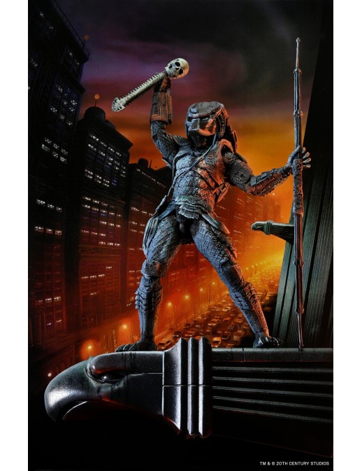 Neca Pedator 2 City Hunter Predator Poster Series Figure