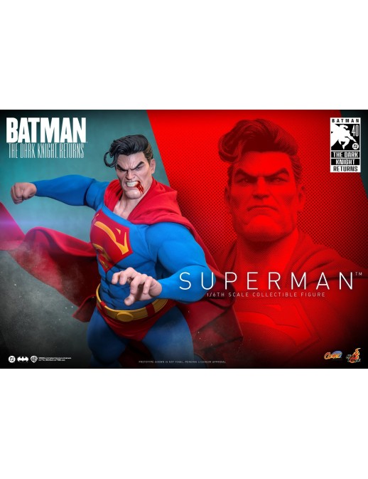 Hot Toys DC Comics Masterpiece Batman The Dark Knight Returns Superman 1/6 Scale Collectible Figure