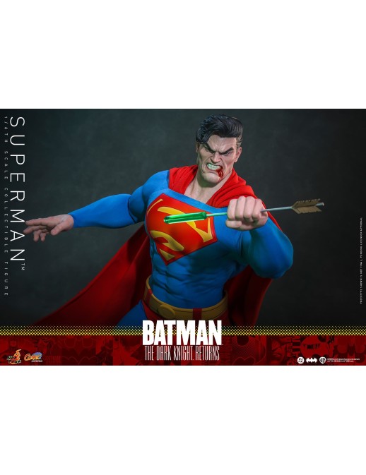 Hot Toys DC Comics Masterpiece Batman The Dark Knight Returns Superman 1/6 Scale Collectible Figure