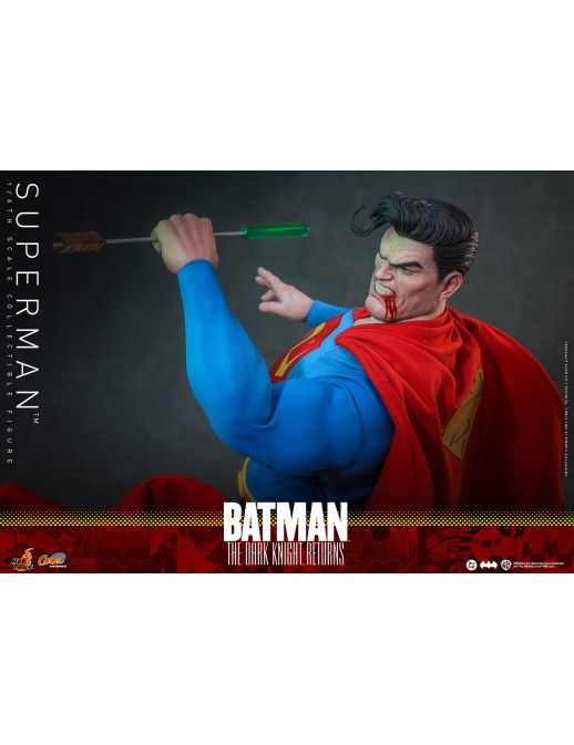Hot Toys DC Comics Masterpiece Batman The Dark Knight Returns Superman 1/6 Scale Collectible Figure