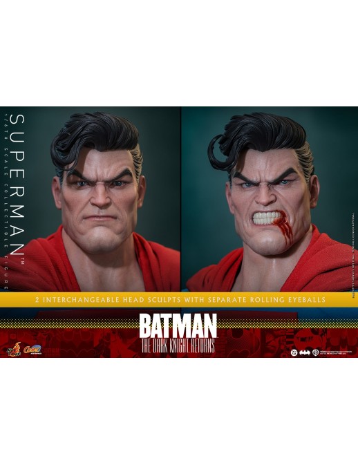 Hot Toys DC Comics Masterpiece Batman The Dark Knight Returns Superman 1/6 Scale Collectible Figure