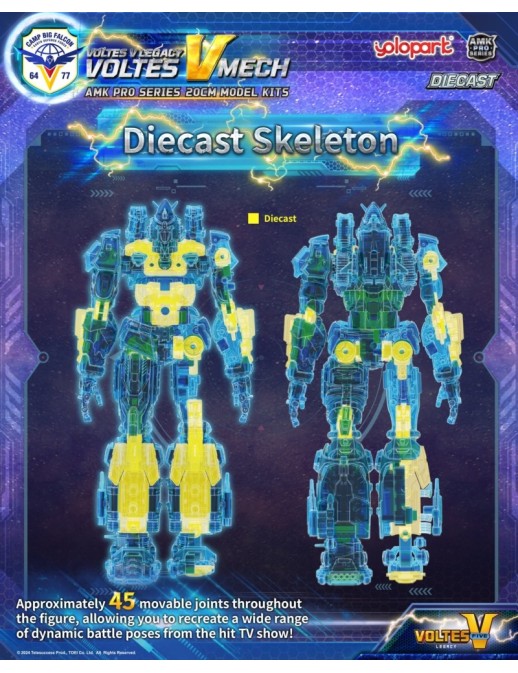 Yolopark AMK PRO Series Model Kit Voltes V Legacy Voltes V